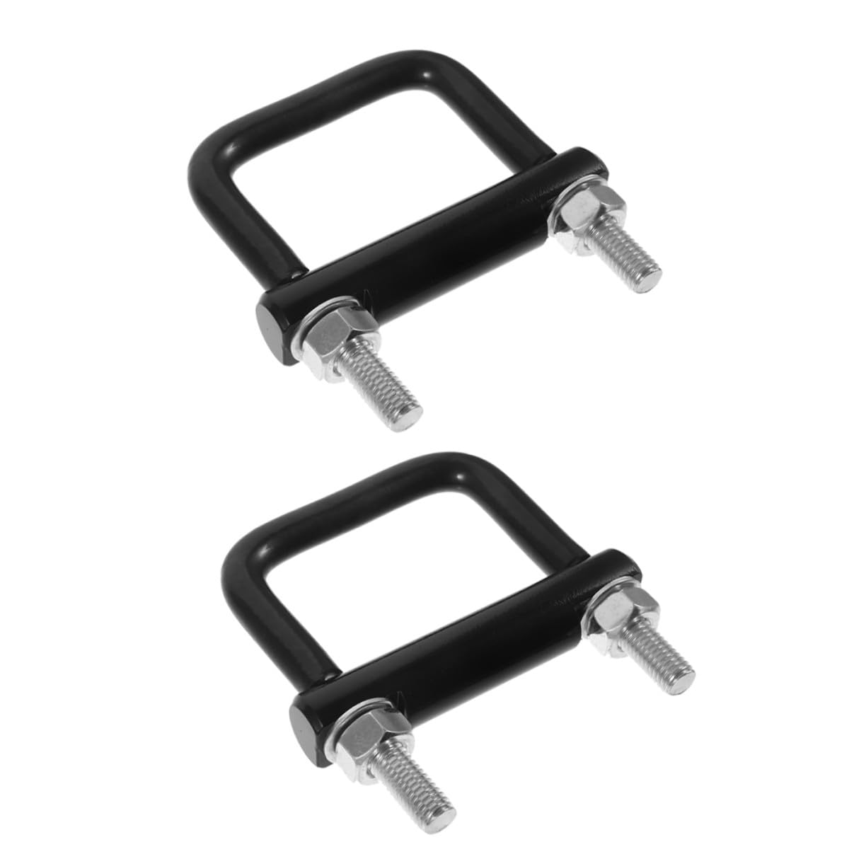 Alipis 2piezas Grillete de Remolque de Metal Negro Resiste el Desgaste Abrazadera Tensora de Enganche Antitraqueteo Fijación de Acoplador de Remolque para Uso Seguro Carretera