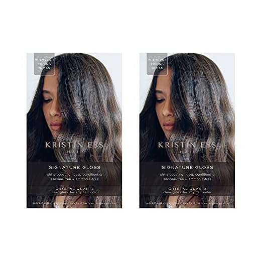 Kristin Ess The One Signature Hair Gloss - Crystal Quartz: Pigment Free, Colorless (Pack of 2)