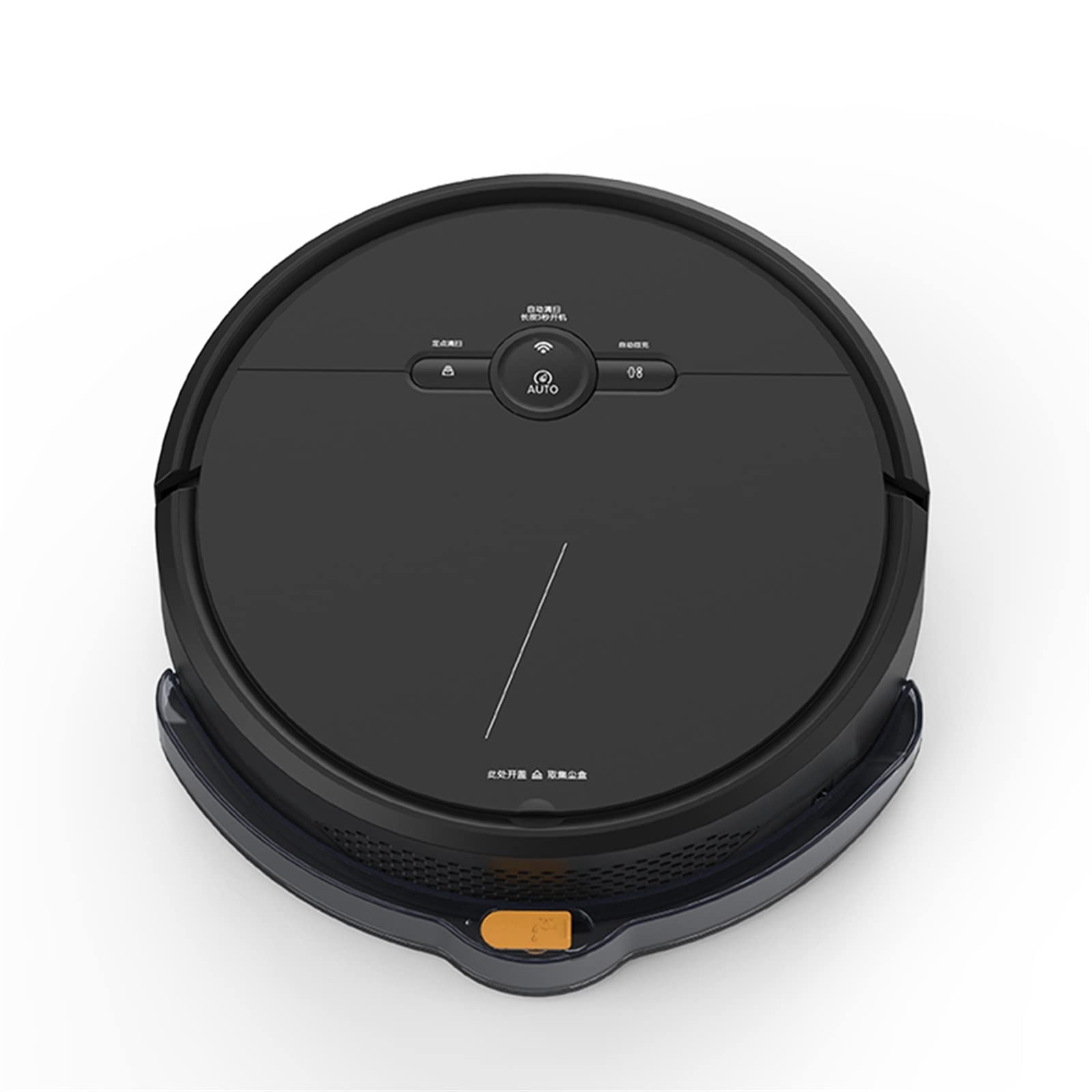 Balayeuse aspirateur robot avec réservoir d'eau et charge automatique pour sol dur et tapis