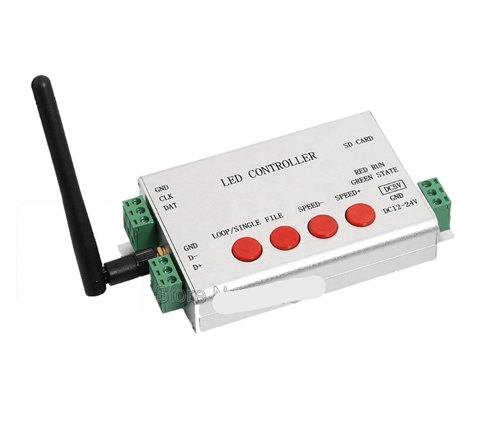 Contrôleur LED programmable H806 DMX512 synchronisation fluide de 2048 pixels WS2811