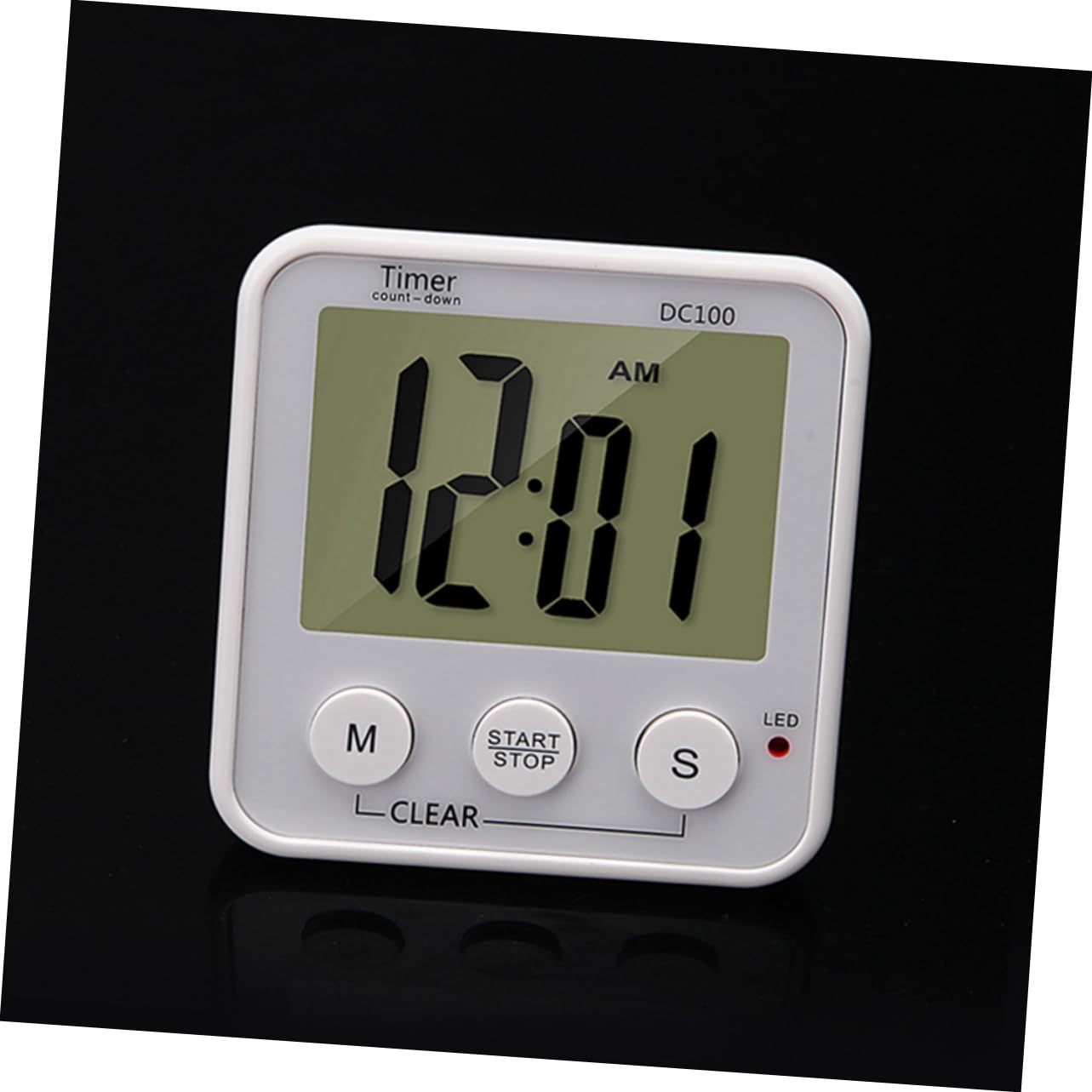 Alipis 3pièces Minuteur De Cuisine Digital LCD avec Alarme Et Écran Large Minuteur Aimanté sans Pile pour Exercices Et Activités Scolaires