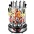 Barbecue Grill Automatically Vertical Rotating Barbecue Smoke-Free for Barbecue with rotisserie Electric for Kebab, skewers and Roast for Home Parties