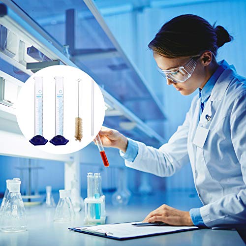 POPETPOP Cilindros Graduados de Vidro Transparente de Cilindro de MediÃ§Ã£o 4 Unidades Com 1 Pipeta