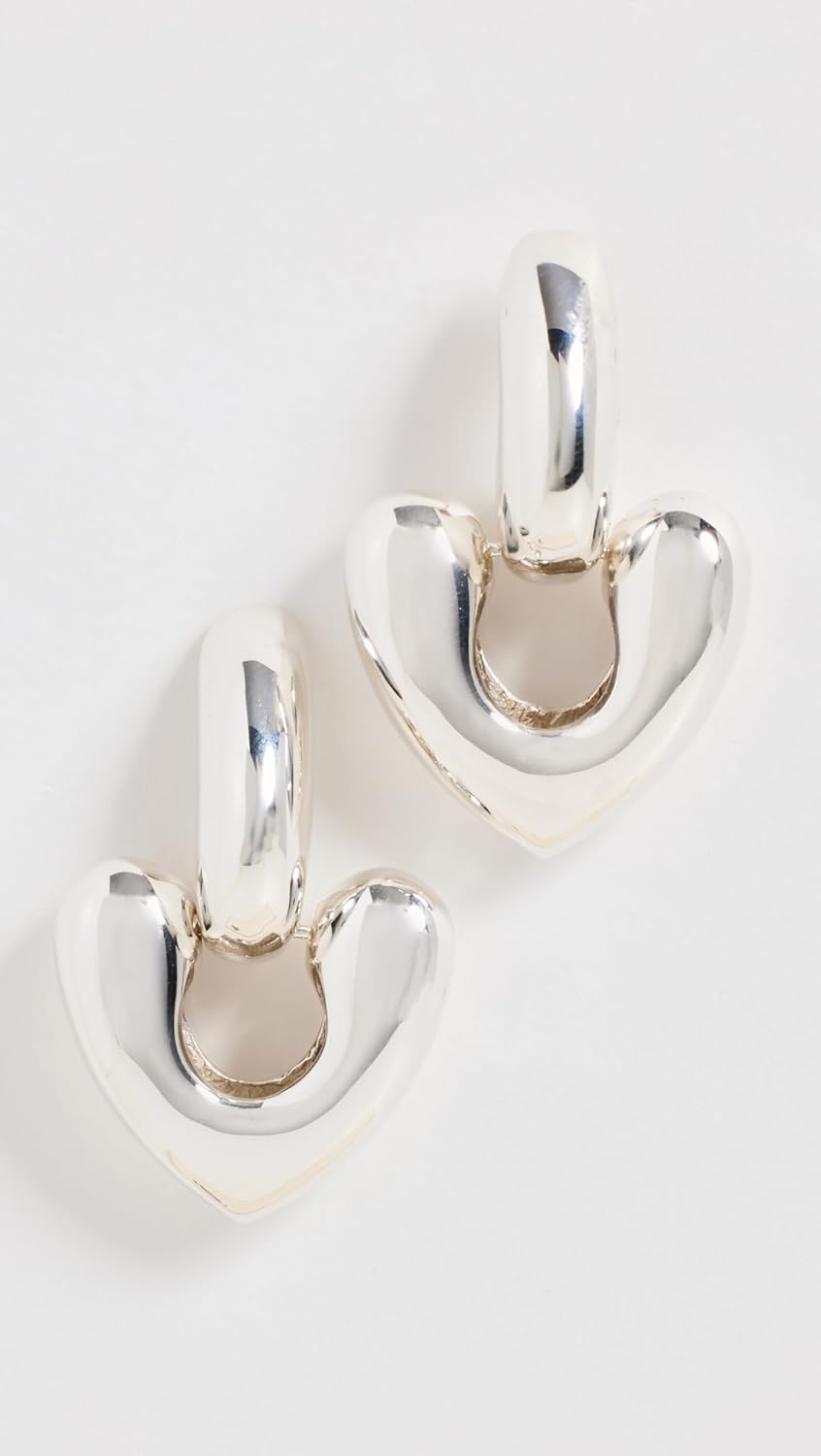 Annika Inez Women's Large Heart Drop Earring - Image 2