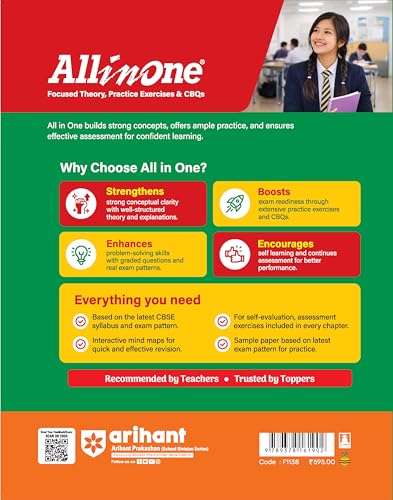 Image of Arihant All in One English Language (Kaveri) Class 9 for CBSE Exam 2026-27 | NCERT Based Complete Theory, Practice Exercises, CBQs, A-R, Sample Papers & Mind Maps | Revised Edition as per Syllabus
