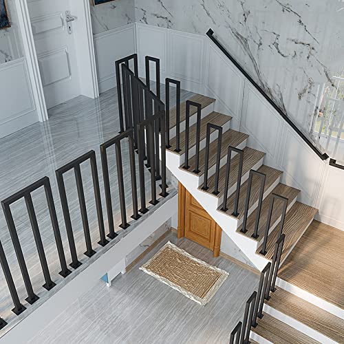 Rampe d'escalier nordique noire 95 cm pour décoration intérieure chic - 2