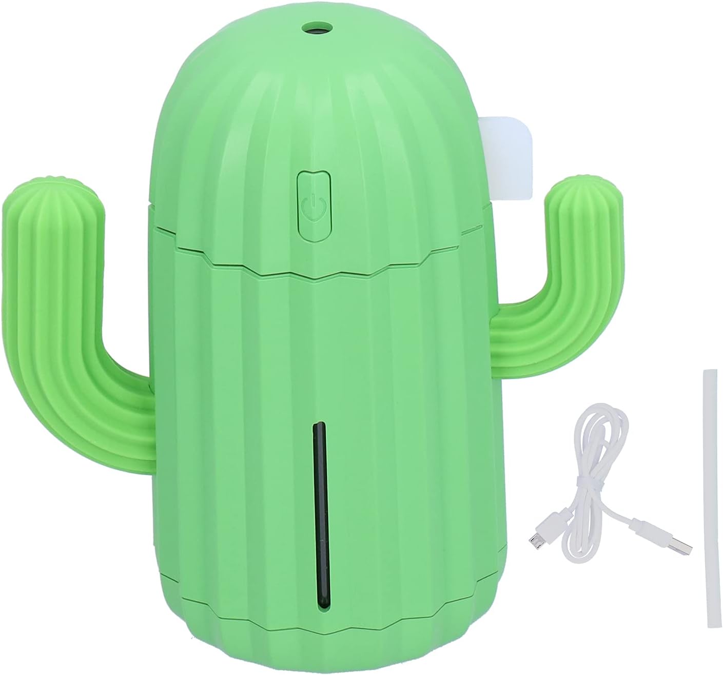 Natudeco Mini humidificador de Vapor frío Humidificador de Aire USB Humidificador de Cactus portátil con luz LED de Funcionamiento Ultra silencioso para Dormitorio Oficina Yoga Viaje en automóvil