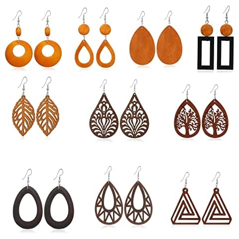 ysister Boucles d'oreilles en Bois Cover