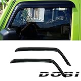 HAIHUA 2pcs Front Window Deflector Rain Wind Sun Snow Vent Shade Guard Visors For 07-16 Wrangler JK...
