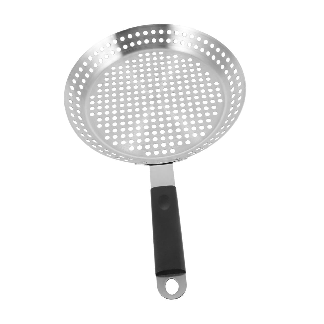 JOINPAYA Durable Stainless Steel Barbecue Grill Pan Non Stick Outdoor Roasting Tray for Even Cooking for Fried Steak Kitchen Accessory for Home and Picnics