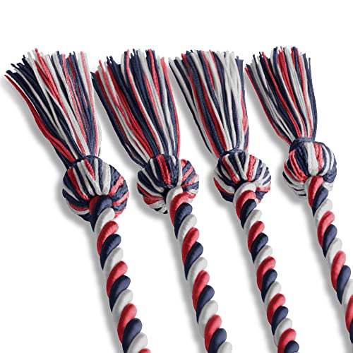 Image of Endea Graduation Double Honor Cord Three-Color (Navy Blue /Red /White)