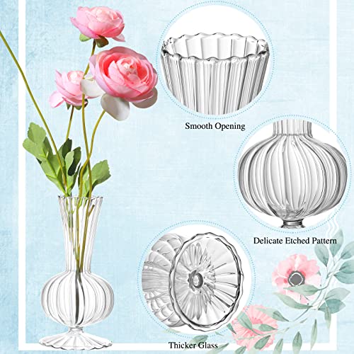 Petits vases à rayures géométriques pour sublimer une fleur unique - 4