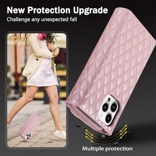 Étui compatible avec iPhone 15 marron protection intégrale et rangement - 7