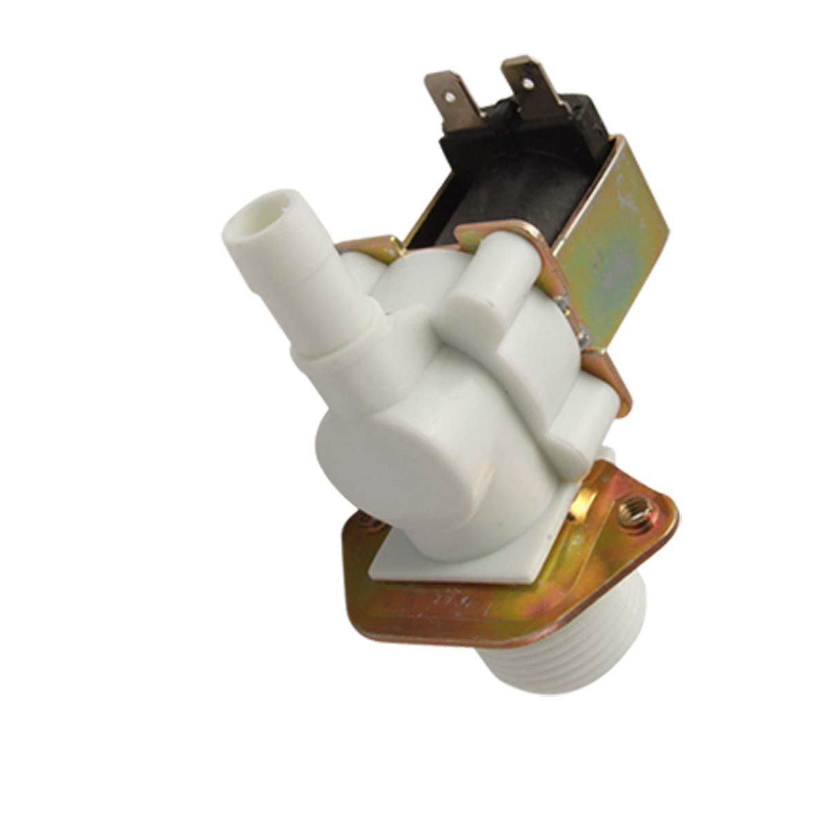 Válvulas de tubo de 10mm OD válvula solenoide roscada de entrada de agua recta válvulas solenoides AC 220V Válvulas Eléctricas