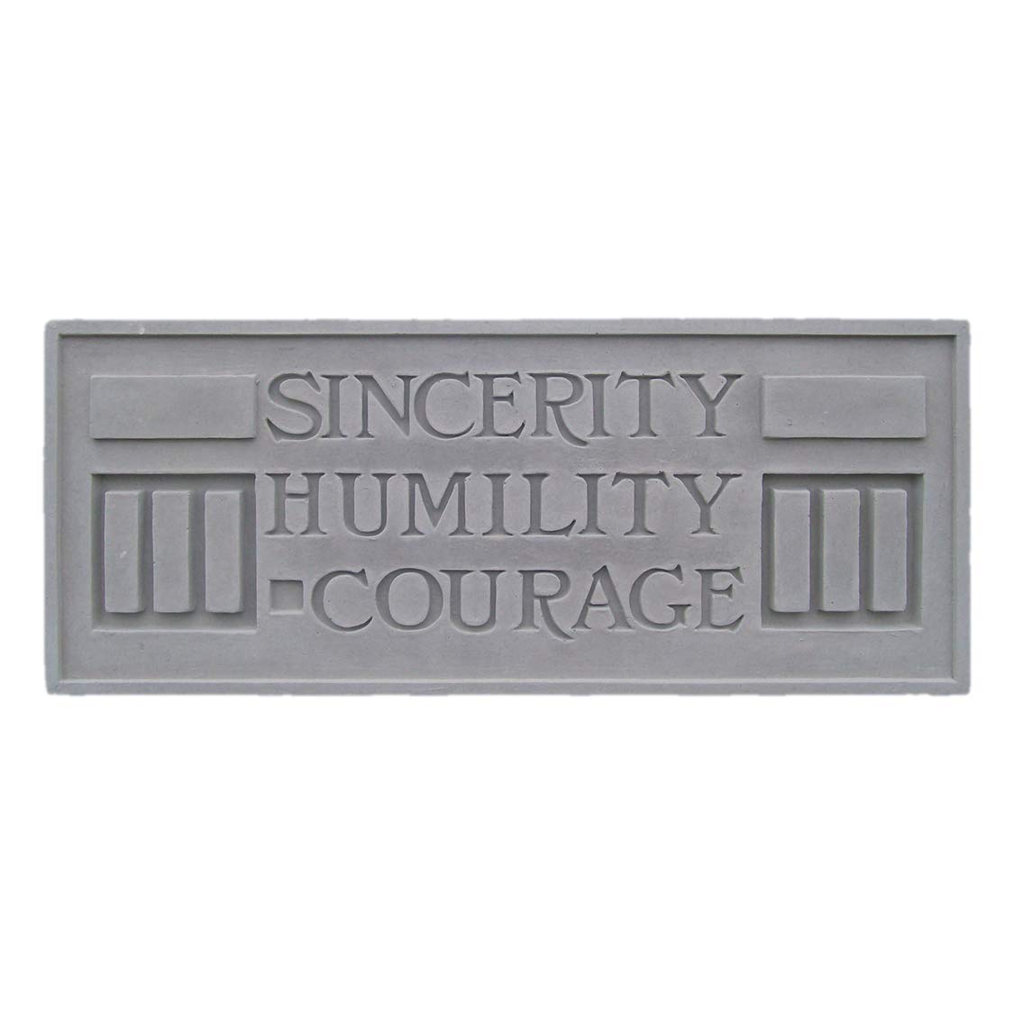 Frank Lloyd Wright Store - Larkin Plaque - Sincerity Humility Courage Plaque