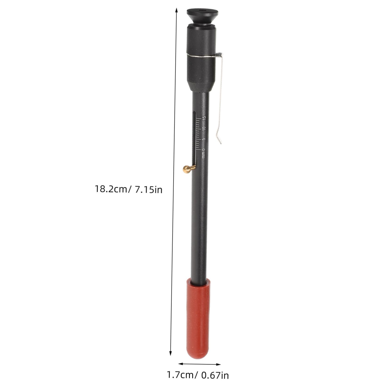 PartyKindom Brake Pad Test Pen Car Brake Pad Thickness Gauge Brakes Measurement Tool