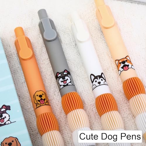 MOZXIRZ Set 4 Bolígrafos Retráctiles de Gel Tinta Negra miniatura 3