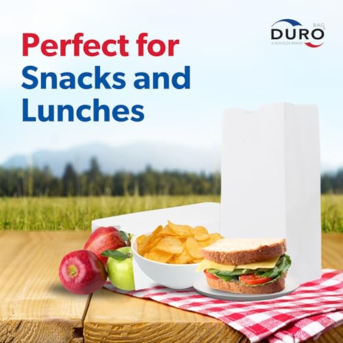Duro 500-Count White Sandwich Paper Bags