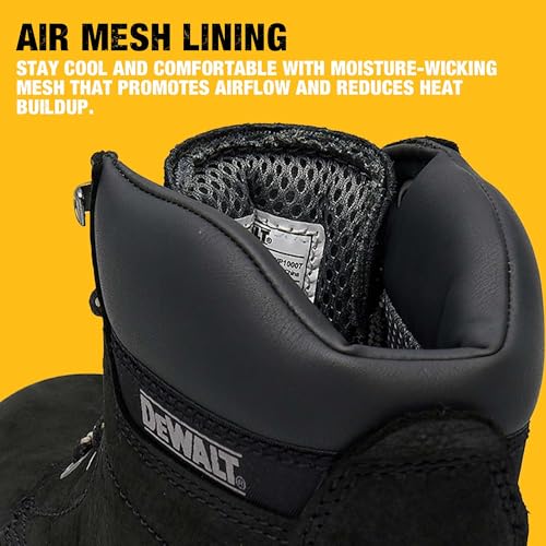 Image of DEWALT Plasma Men's Leather, Steel Toe, Industrial & Construction Safety Work Boot