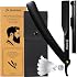 Straight Razors for Men with 20 Straight Edge Razor Blade & Case, Mens Straight Razor for Shaving Navajas Para Barbero Barber Razors for Mens, Straight Razors for Men Kit Beard Razor