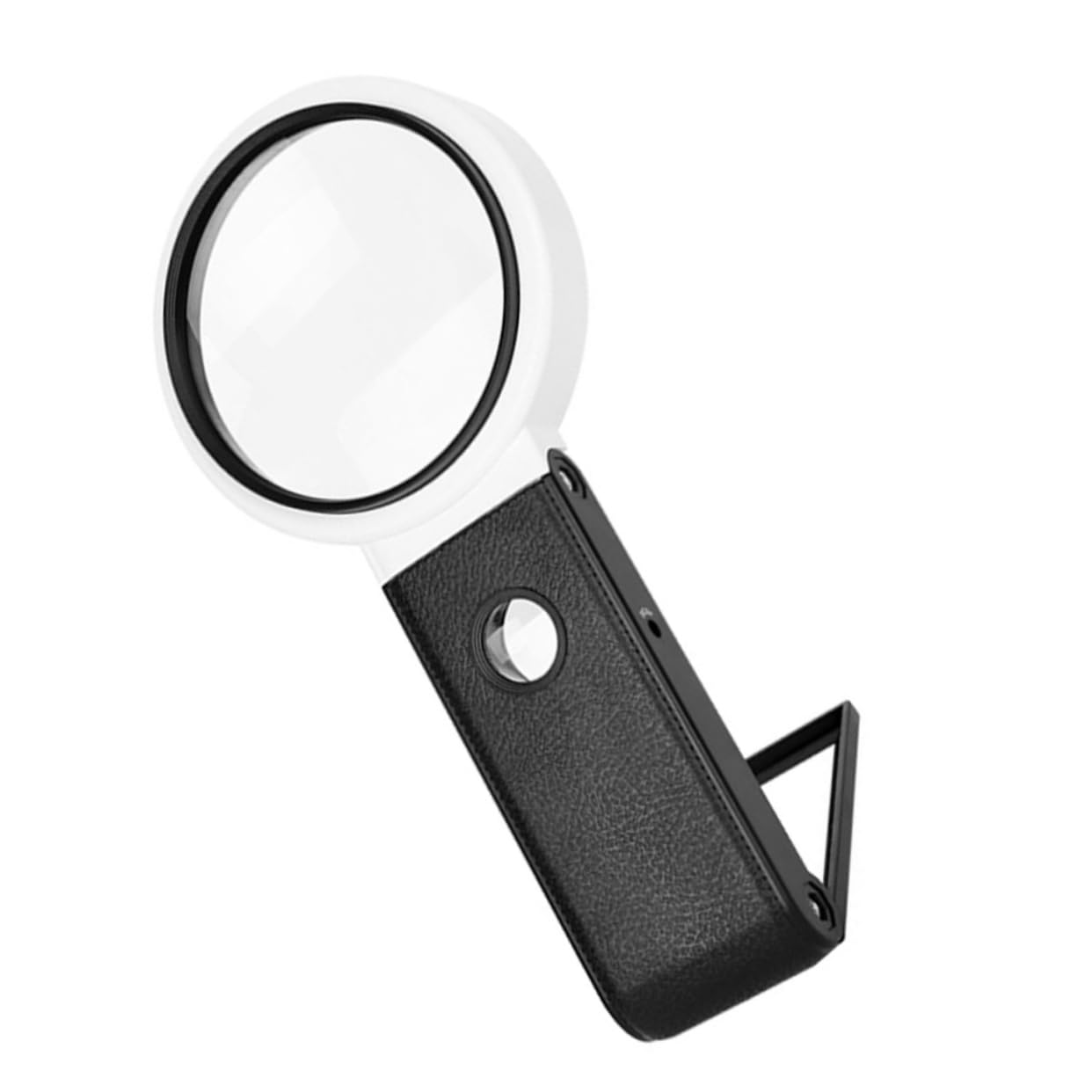 GOOHOCHY Practical Folding Reading Magnifier with Light for Close Work Embroidery Crafting Jewelry Reading and More Portable Desktop Lamp