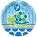 Turtle 1st Birthday Dinner Plates, 8ct