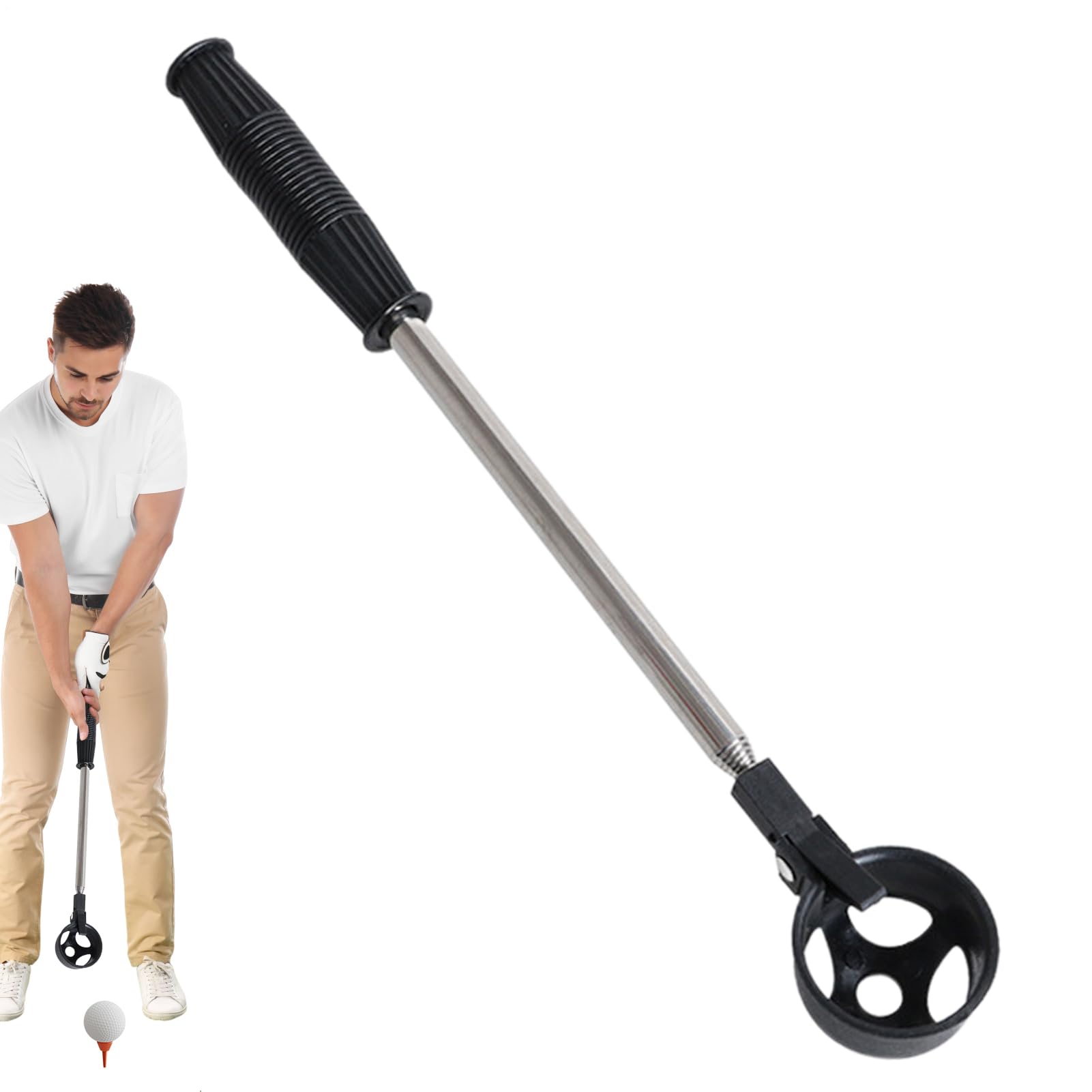Golf Ball Retriever Tool – Portable Ball Grabber for Water, Easy Golf Ball Catcher Tool for Retrieval, Must-Have Golf Accessory for Every Golfer,Golf Ball Retriever Accessory