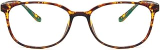 Unisex Glasses Frame Fashion Tan Rectangle Full Frame Decoration Prescription Glasses