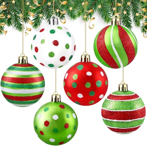 Boules de Noël scintillantes pour décoration de maison et fêtes - 2