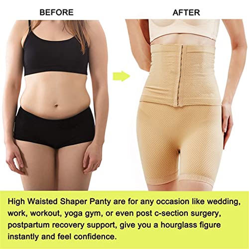 Gaine shorty ventre plat haute compression invisible pour robe