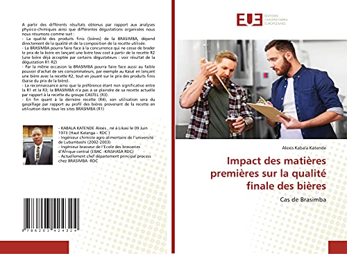 livre Impact des matières premières sur la qualité finale des bières: Cas de Brasimba
