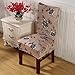 Betterwatch Stretch Removable Washable Short Dining Chair Protect Cover Slipcover (1, 25)