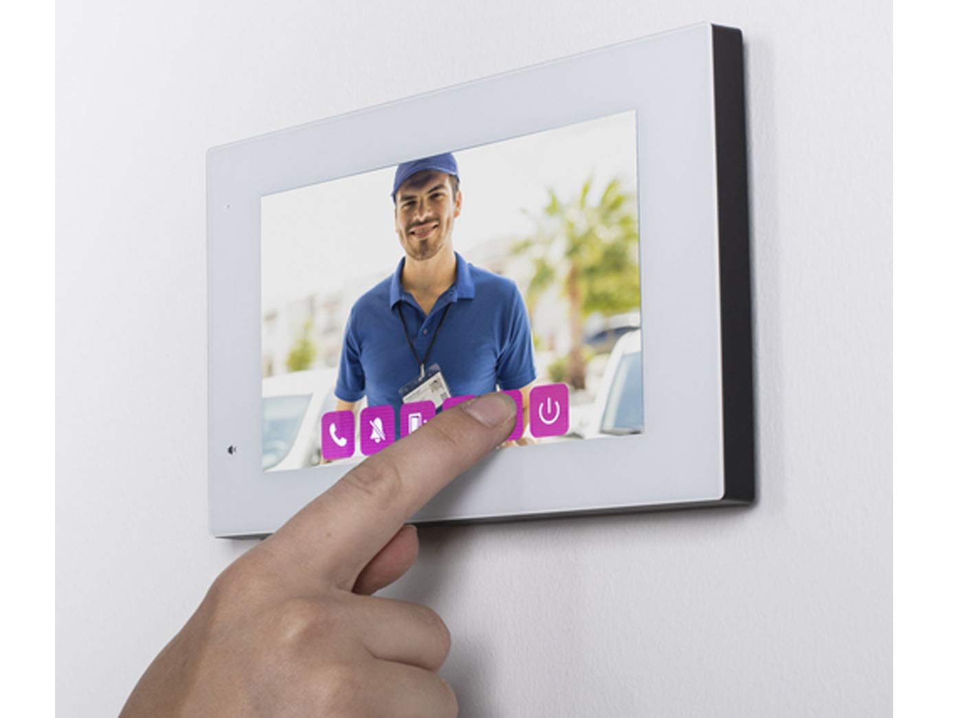 Einfamilienhaus Video Türsprechanlage mit Kamera, 7 Zoll Touchscreen & Türöffner