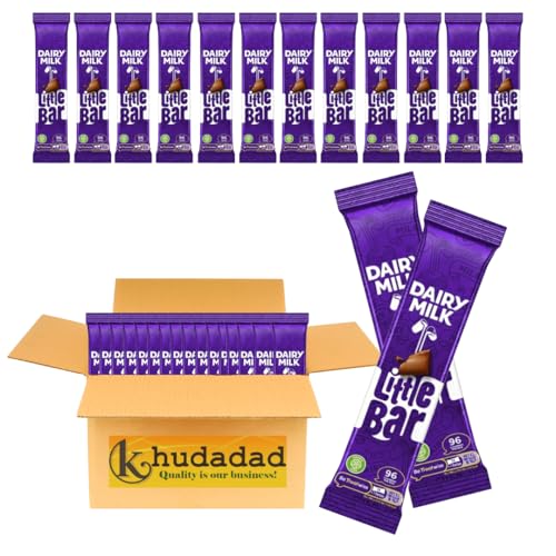 Image of Dairy Milk Little Bar Chocolate Bars 18g – Creamy Milk Chocolate – 96 Calories Per Bar – Delicious Mini Chocolate Snack (12x Dairy Milk Little Choc Bars 18g)