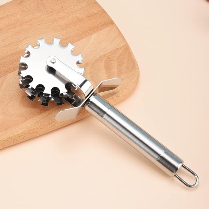 Ablandador de Carne de Acero Inoxidable con Rodillo de 5 Ruedas miniatura 6