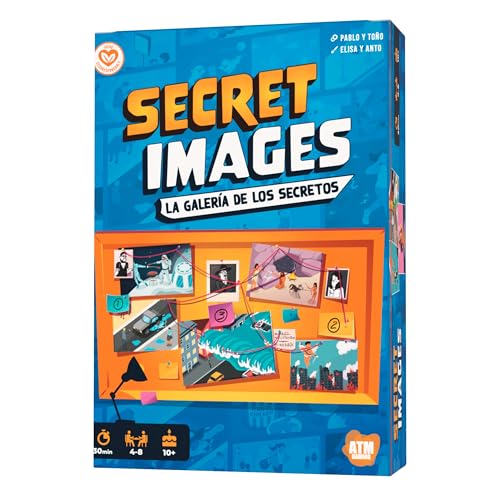 Secret Images - Juegos de Mesa de Deducción y Misterio - Diversión con Amigos y Familia - Imágenes y Secretos - Regalo Original