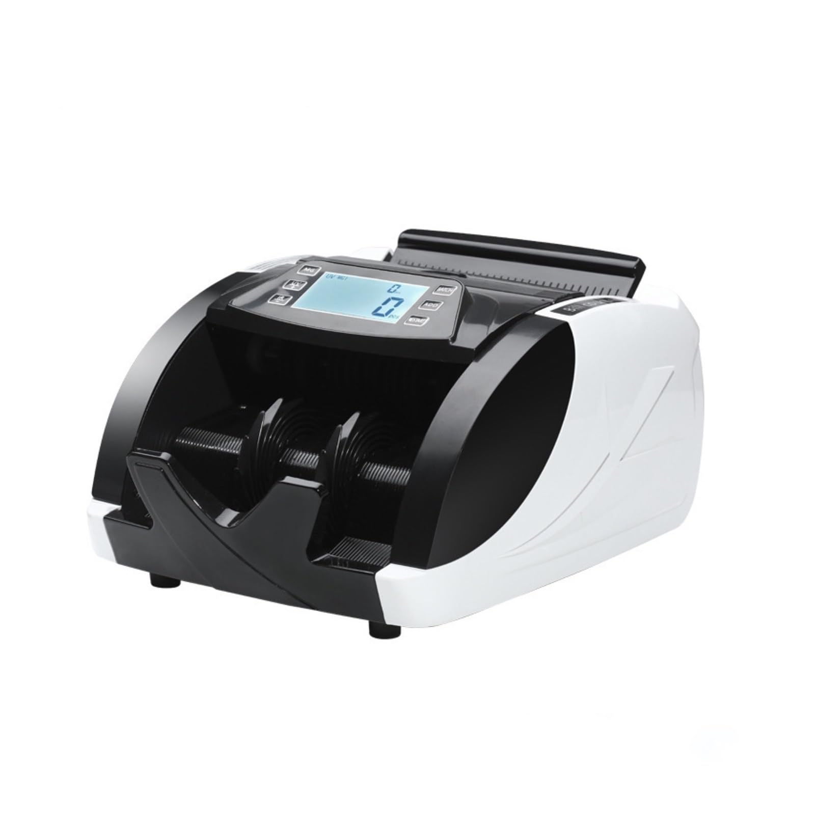 Contatore di denaro, Conta banconote portatile, scanner multisensore con doppio display TFT LED