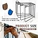 Lingvee Heavy Duty Saddle Pad Rack Horse Blanket Rack with 5 Hanging Arms 180 Degree Swing Out for Heavy Duty Saddle Pad, Horse Blanket Supplies 250 Pounds