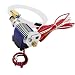 3D Printer Accessories V6 J-Head Hotend RepRap Extruder for 1.75mm Filament, Direct Feed or Bowden. w/ 0.4mm Nozzle, 12V fan, and 3ft PTFE Bowden Tube