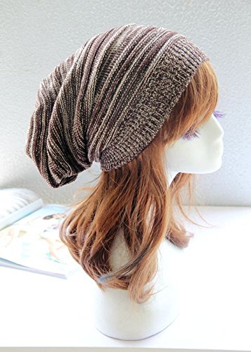 Bonnet tricoté chaud unisexe et extensible pour le ski