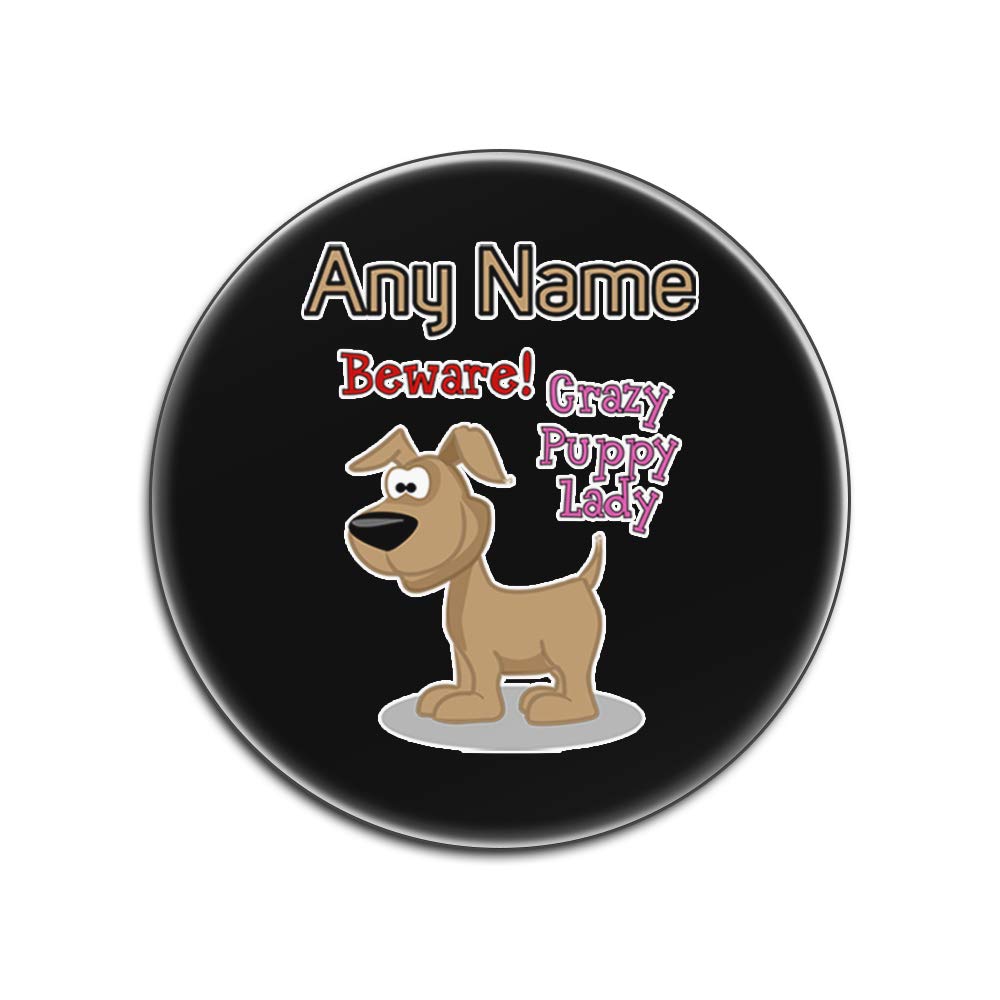 Dessous-de-verre Crazy Puppy Lady pour afficher fièrement votre amour inconditionnel des chiots