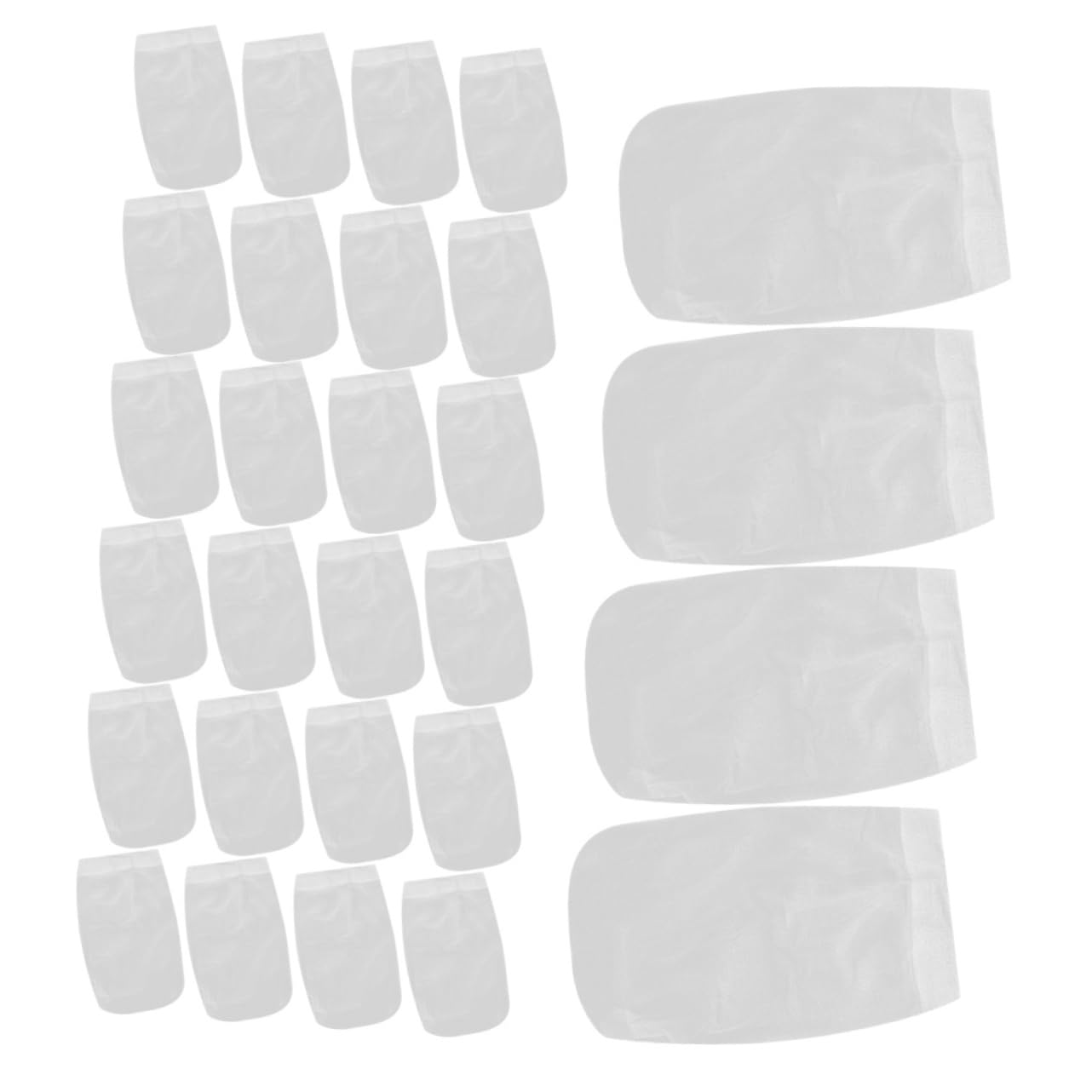 INOOMP 90piezas Calcetines De Limpieza para Piscina De Filtro De Malla Fina Adecuado para Depuradoras De Piscinas Subterráneas Suelo Atrapa Impurezas y Residuos Pequeños