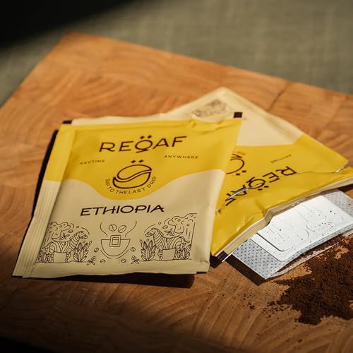 ReQaf Ethiopia Drip Coffee Bags 10 Pack