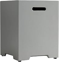 Vista 12 de HOMPUS Cubierta para tanque de propano de 16 pulgadas para mesa de fuego, cubierta para tanque de gas de 20 libras, mesa de parrilla de concreto