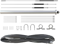 Vista 4 de GRA-D3000 - Antena base de escáner de disco de banda súper ancha de 75 MHz-3 GHz con cable RG-58A/U de 32.8 pies