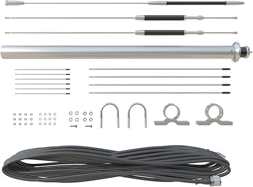 Miniatura 4 de GRA-D3000 - Antena base de escáner de disco de banda súper ancha de 75 MHz-3 GHz con cable RG-58A/U de 32.8 pies
