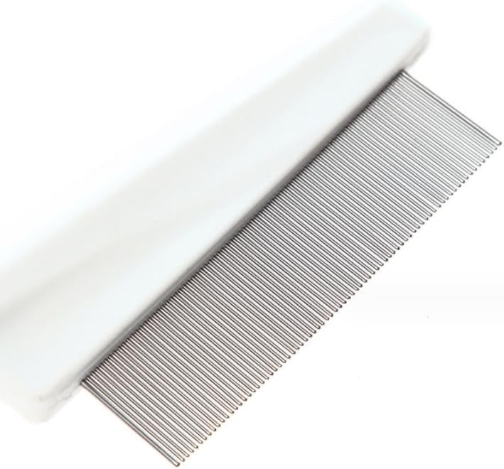 Miniatura 3 de Peine para mascotas, peine de dientes de acero inoxidable para perros y gatos, peine desenredante para gatos para eliminar el pelo enmarañado y