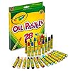 Crayola Oliepastels, 28 Briljante Ondoorzichtige Kleuren Grote Zeshoekige Vorm Pastels, Ideaal voor Kinderen 3 & Up…