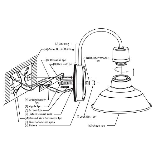Galvanized Gooseneck Led Wall Sconce Barn Light Fixture - Industrial Antique Farmhouse Style - Vintage Patio Porch Wall Mount Light - Indoor/Outdoor - Ul Listed - 9W 800Lm Cool White (2Pck) #TOP7