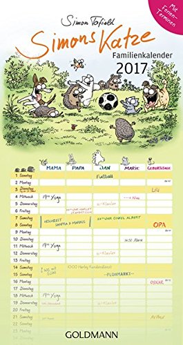 Simons Katze Familienkalender 2017 Simons Katze Familienkalender 2017